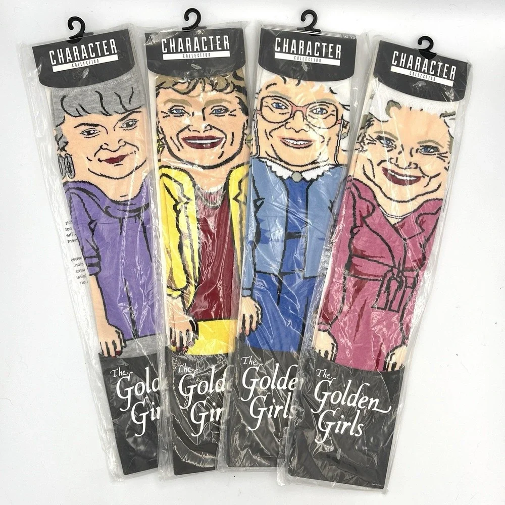 The Golden Girls‎ Crew Socks Sophia Rose Blanche Dorothy New